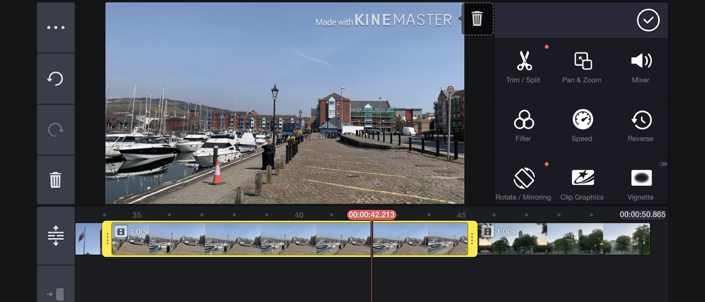 KineMaster video editing